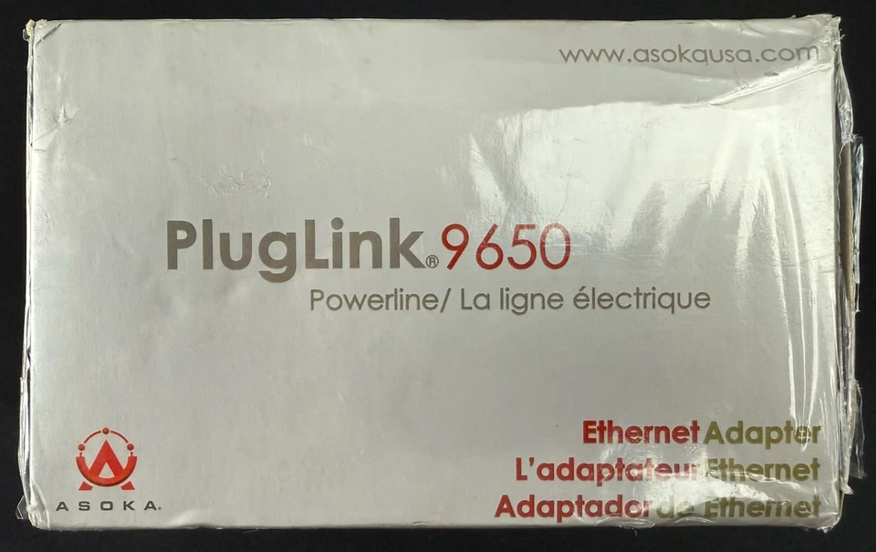 Pluglink 9650 Ethernet Adapter Ethernet New Sealed In BOX PL9650-ETH - Image 3 of 4