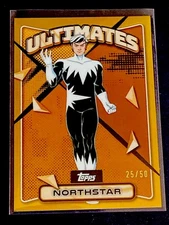 2025 Topps Finest X-Men #9 NORTHSTAR GOLD REFRACTOR #d 25/50 Ultimates SP