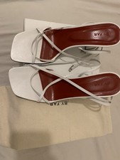 By far Red White Sandal With Red Sole Size 39