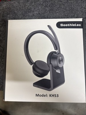 Soothielec KH53 Wireless Bluetooth Headset with Noise-Cancelling Microphone