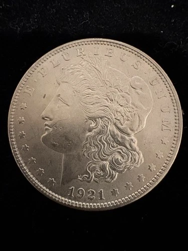 1921 morgan silver dollar AU+