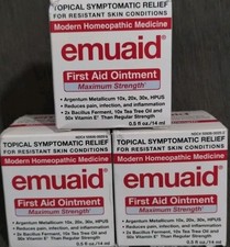  3 Emuaid First Aid Ointment Maximum Strength, 0.5oz Each  EXP: 10/2026  NEW