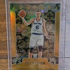 Panini Excalibur 2015-16 Kristaps Porzingis Rookie #39 Crusade Knicks gold
