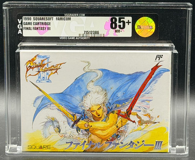 Final Fantasy III 3 Nintendo Famicom Unopened New VGA 85+ Graded SquareSoft