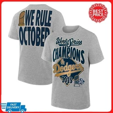 [HOT SALE] We Rule October Dodgers 2025 World Series Champions T-shirt