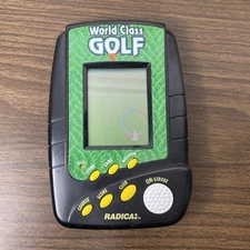 Radica World Class Golf Handheld Electronic Game #3730 **FOR PARTS OR REPAIR**