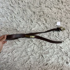 Brown Tory Leather English Horseback Riding Belt