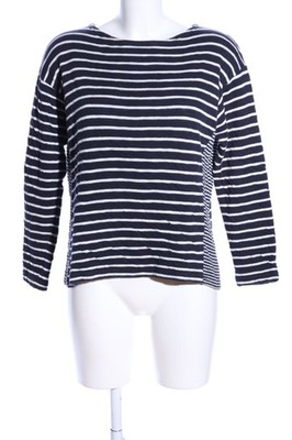 CLOSED Oversized Pullover Damen Pullover Gr. DE 34 weiß-blau Casual-Look