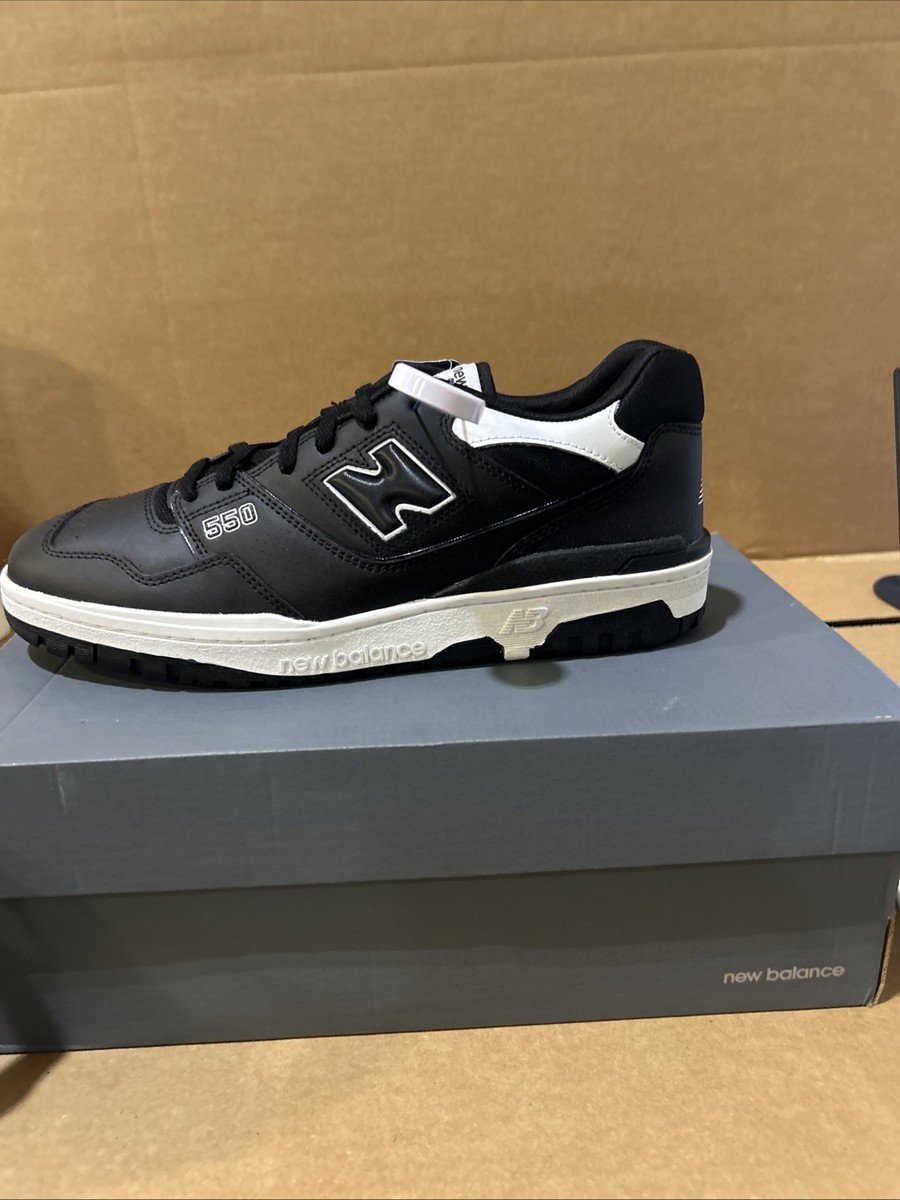 New Balance 550 Black White Lifestyle Sneaker BB550SV1 Men\'s Size 13 D Size 13 - New Balance 550 Black White for sale online | eBay main image 3