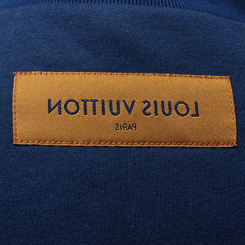 SALE LOUIS VUITTON LV stitch print embroidery RM202M Navy mens Apparel - Picture 6 of 9