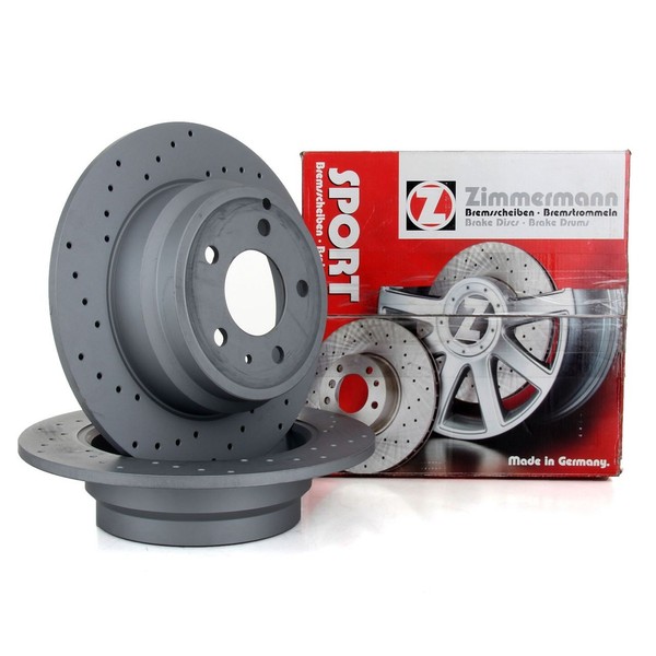 Zimmermann Sport Bremsscheiben Satz Ø 295Mm FüR Volvo 850 C70 I S70 V70 I Hinten-image