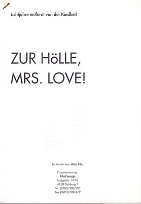 Zur Hölle, Mrs. Love! - Harley Cross - Karen Young - Moira Kelly - Presseheft