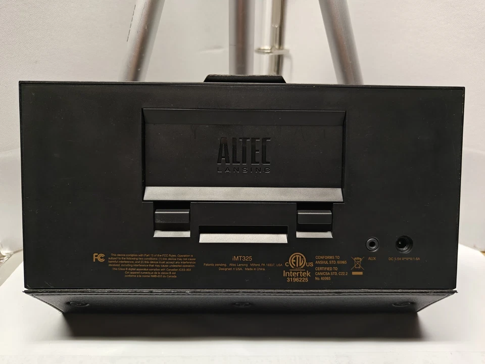 Altec Lansing iMT325 Inmotion Speaker Dock Compatible no charger untested - Image 3 of 4