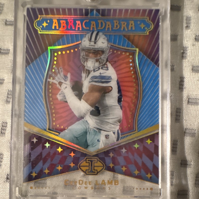 Panini 2024 Illusions Abracadabra CeeDee Lamb Cowboys Light Blue #14 /299