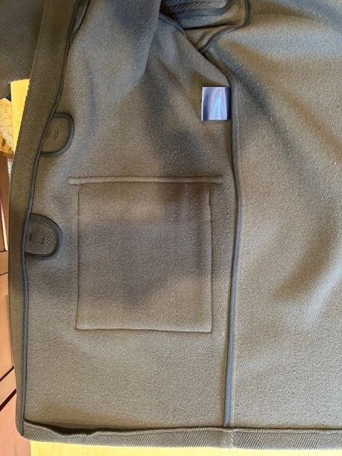 BURBERRY London Duffle Coat Mens Medium Olive Brown Toggle Hooded Jacket image 7