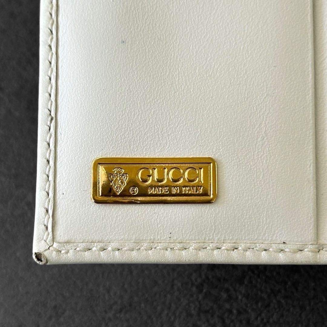GUCCI Floral Interlocking Pattern Bifold Wallet L… - image 8