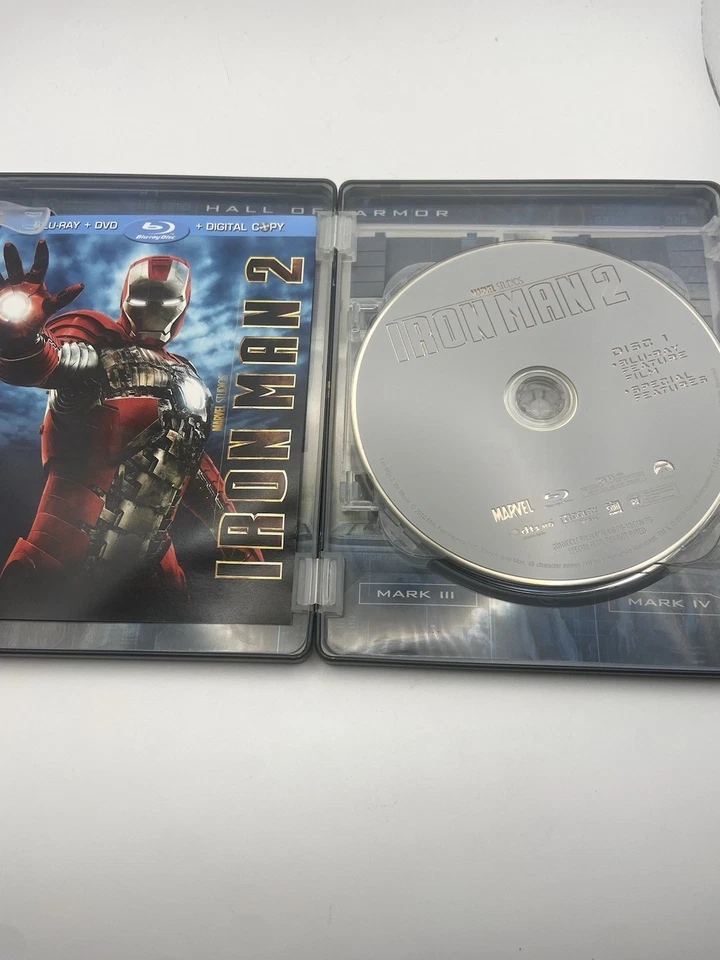 Iron Man 2 (Blu-ray, 2010) Lenticular Target Exclusive Case 00271/30000 Foto 3 de 4