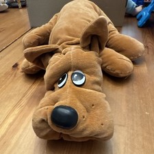 Vintage 1985 Pound Puppies Large Tan Brown 18" Stuffed Animal Plush