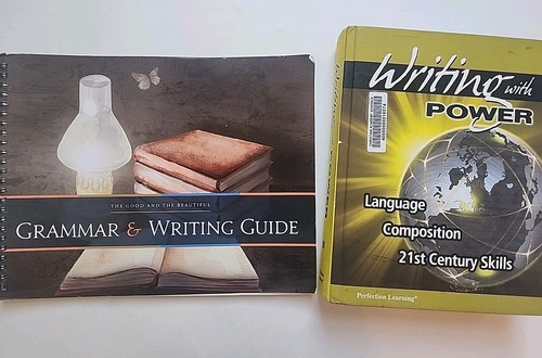Homeschool 2 Stück High School Grammatik Sprache Komposition Schreiben mit Power