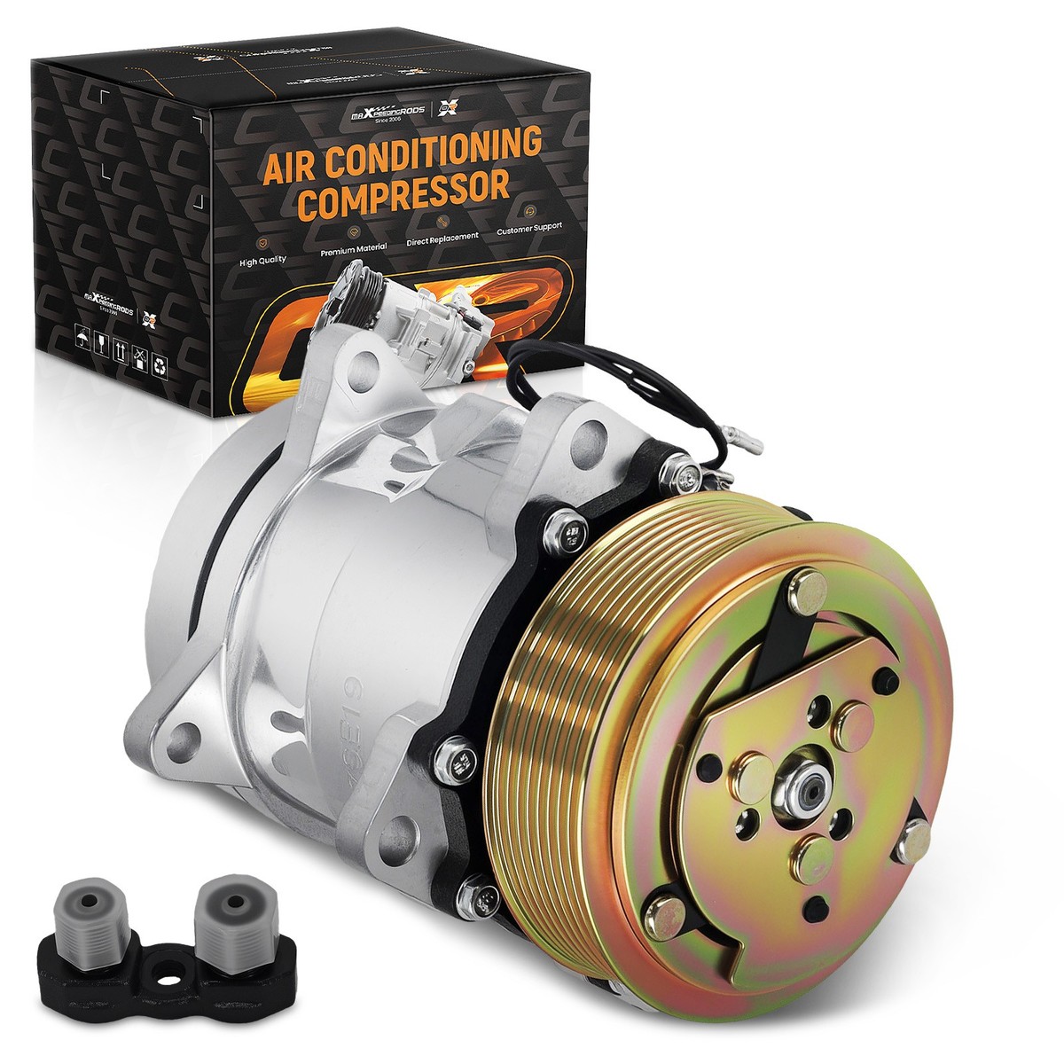 Ac-m様３点 TM15 AC Compressor w/8-Groove Clutch For ThermoKing Tripac 102-580