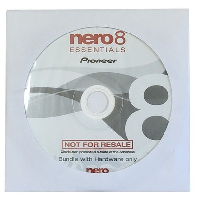 Nero 8 Essentials CD DVD Burning Software Installation Disc CD-ROM OEM 2008