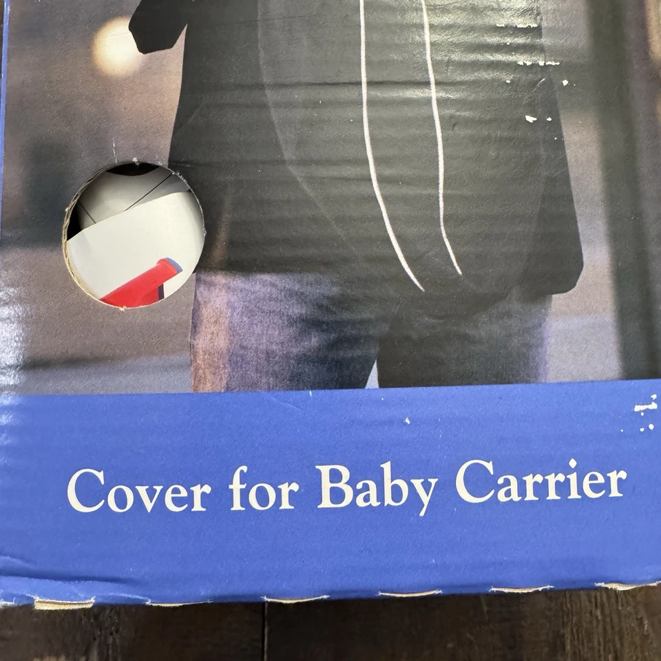 Funda BabyBjorn para portabebés capucha desmontable polar negra Foto 2 de 4