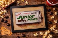 Arte de caramelo de chocolate pintura menta junior nostálgica decoración de pared de cocina