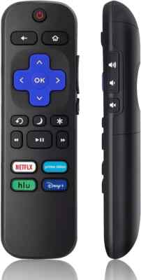 1 & 2 pack Remote Control Replacement for All Roku TV TCL/Hisense/Onn Roku