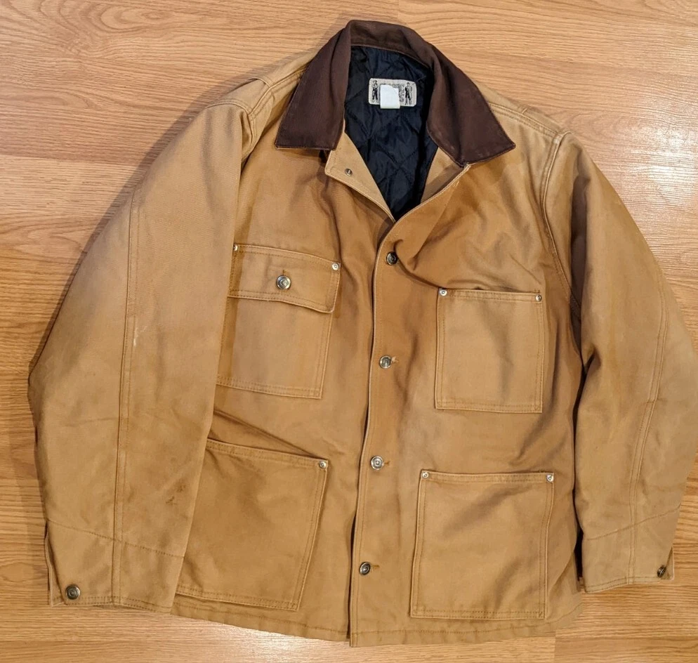 Men's Vintage CLASSIC OLD WEST STYLES Barn Chore Coat Jacket Holster USA - L