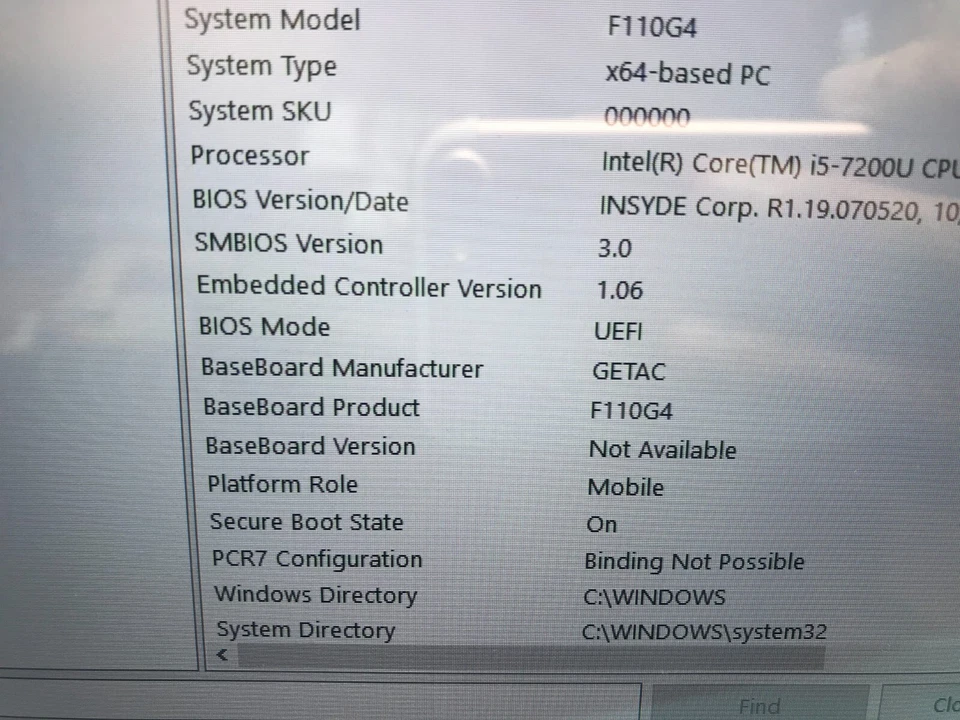 Tablet Resistente GETAC F110 G4 11.6" Core i5-7200U 2.50GHZ 4GB RAM 256GB SSD Win 10 Foto 4 de 4