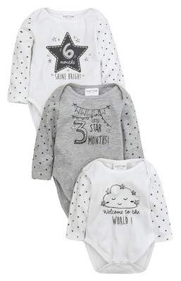 milestone baby vests