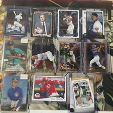 BASEBALL  MIX CARDS LOT  11  CARDS  LOT OF 11 PLEASE SEE PIC NAME RC INSERTS