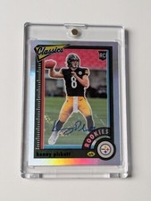Panini Classics 2022 Kenny Pickett Steelers Rookie RC Auto Holo NFL