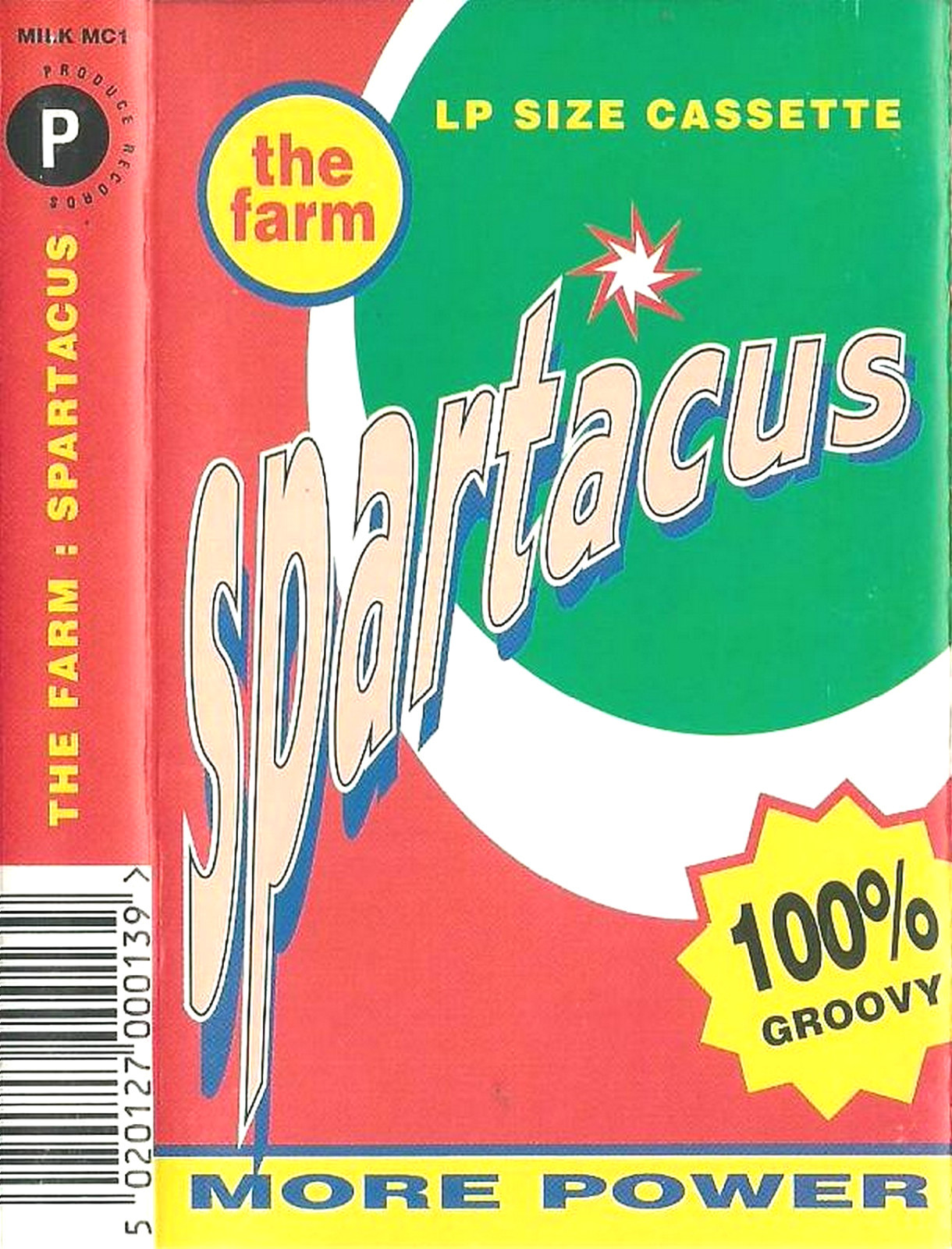 THE FARM SPARTACUS CASSETTE ALBUM House, Synth-pop, Indie Rock, Acid House