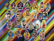 vtg 1990s 2000s Hook-Ups skateboard sticker - Fighters, Devils, Demons