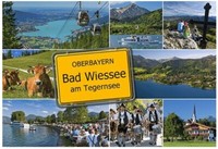 Bad Wiessee Tegernsee Oberbayern Ortsschild Foto Magnet Souvenir Germany