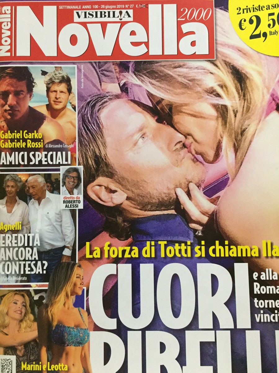 Novella 2019 Totti Ilary Blasi,Diletta Leotta