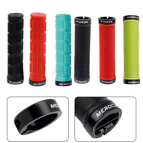 Road Mountain Cycling Bicycle MTB BMX Bike Hand Handlebar Grips Double Lock On - Picture 3 of 37