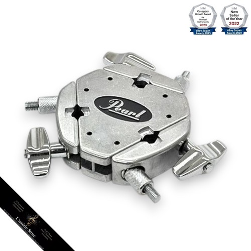Pearl ADP-30 Drei Wege Adapter Multi Clamp Tom Ständer Trommeln Teile Silber ... - Bild 5 von 18