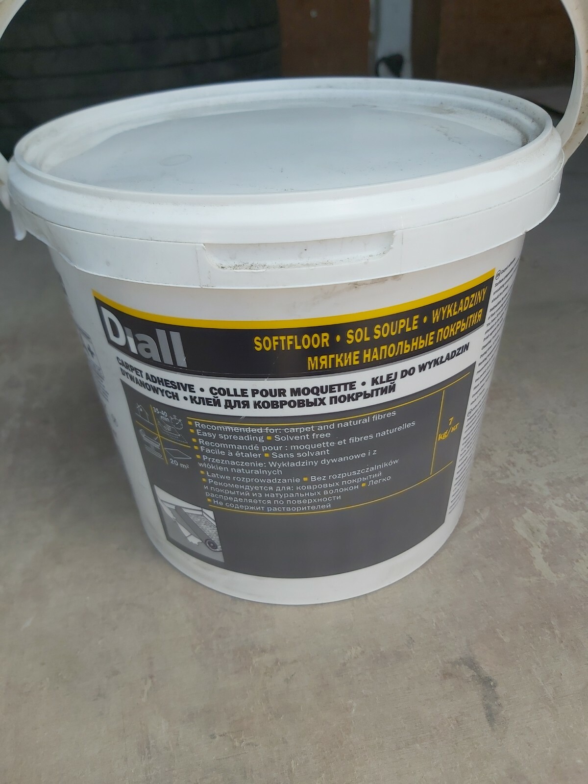 Bostik Vinyl Floor Adhesive Interior Flooring Adhesive 7kg Under Floor Heating eBay