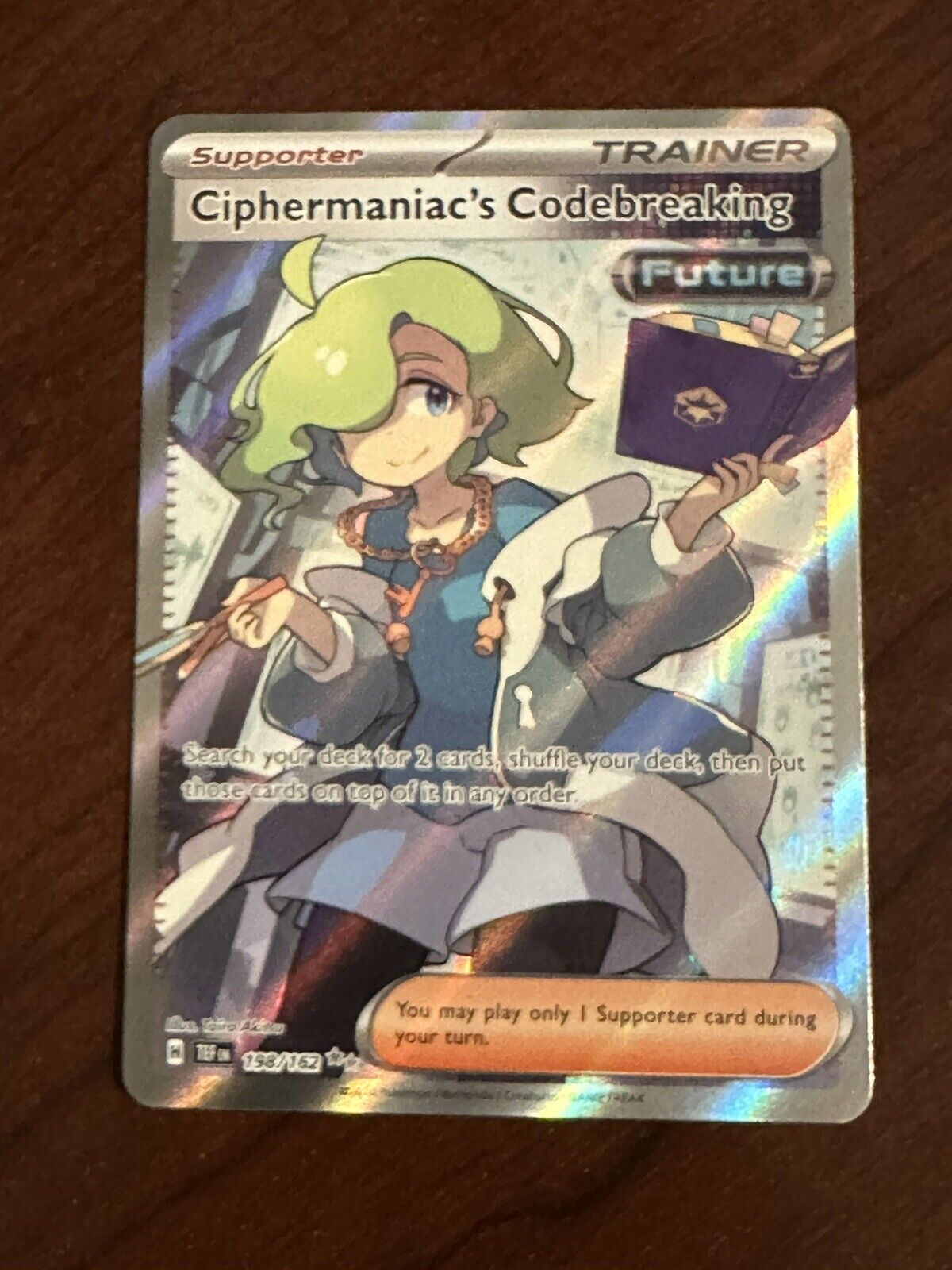Ciphermaniac's Codebreaking Full Art 198/162 Temporal Forces Pokemon TCG NM