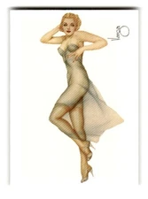 1993 The Hearst Pin-up Girls Trading Card Collection Card #51 1940