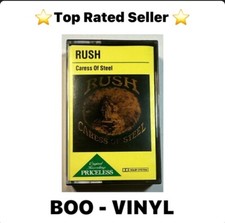 RUSH "Caress Of Steel" Cassette Tape Reissue Rock Ex / M Condition