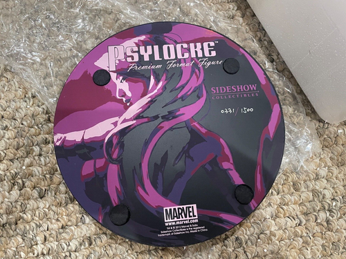 2012 Marvel X-MEN Sideshow Psylocke Premium Format Statue Edition #331 von 500 - Bild 6 von 8