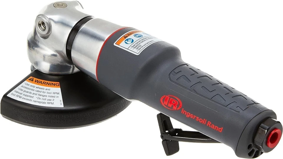Amoladora de aire angular y herramienta de corte Ingersoll Rand 3445MAX-M, rueda de 4,5", eje M14 Foto 3 de 4