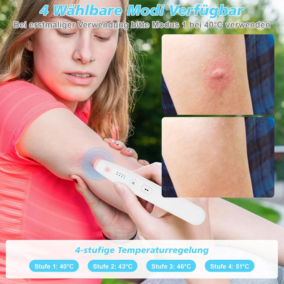 Elektronischer Stichheiler Insektenstich Mückenstich Heiler Anti Juckreiz Stift - Bild 4 von 4