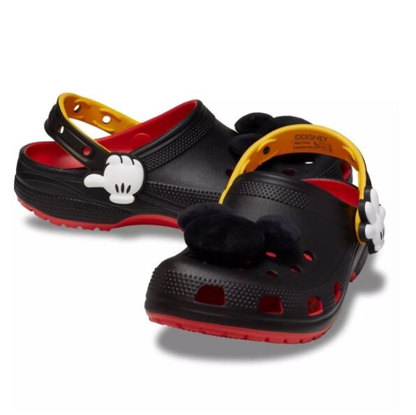 NWT Crocs Disney Park Mickey Mouse & Company Adult Adjustable Strap Black Clogs WDW - Crocs Mickey Classic Clog Black (Adult) — USShoppingSOS main image 3