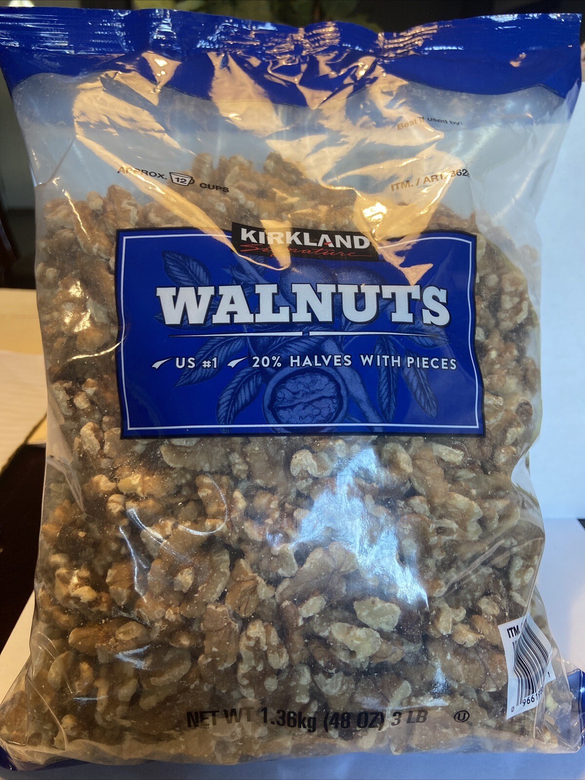 Kirkland Signature Walnuts Halves And Pieces 48 oz. (3 pounds) Product ...