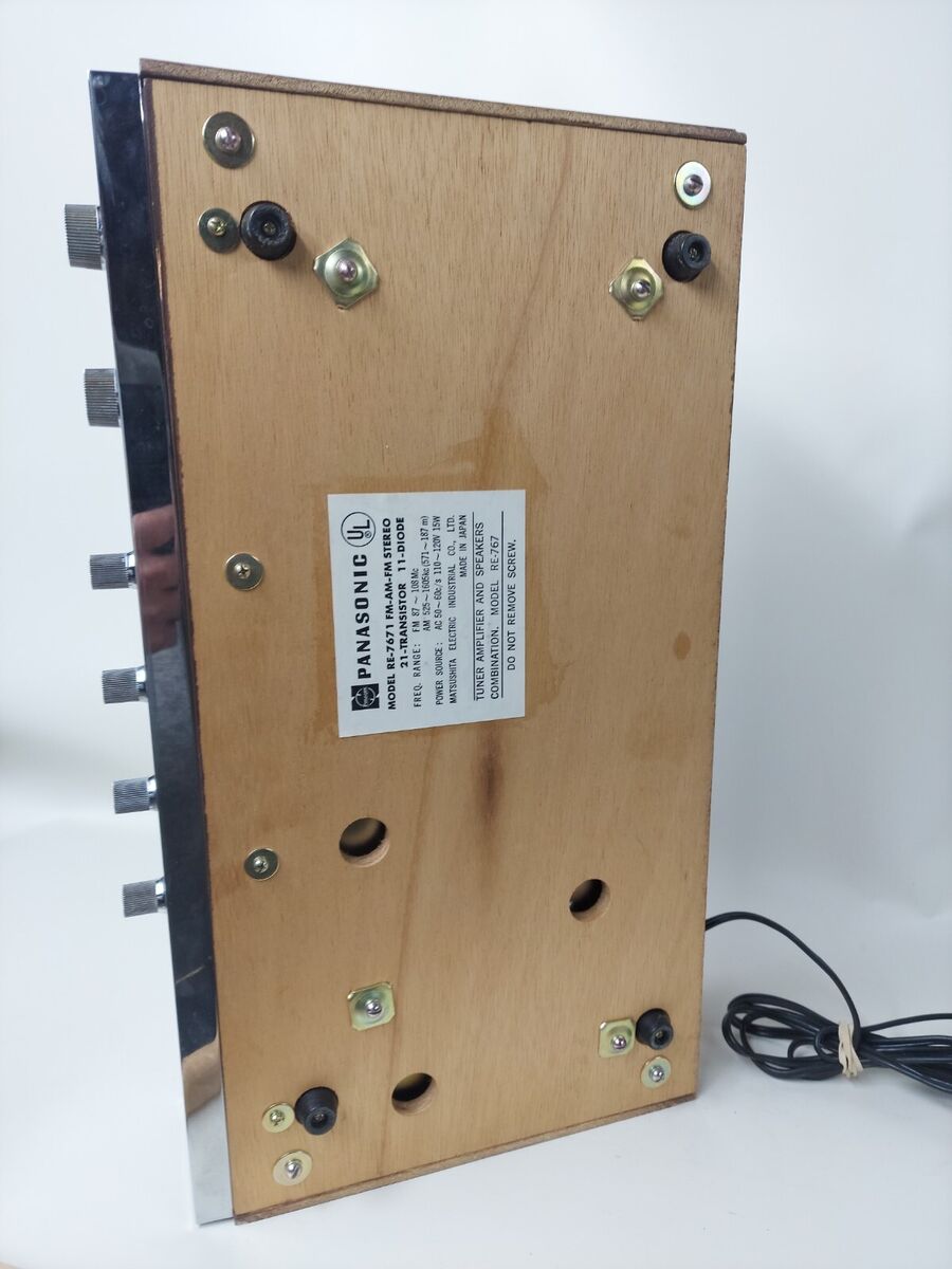 Panasonic RE-7671 AM/FM Stereo FET Solid State Vtg Phono Panasonic RE-7671 AM/FM Stereo FET Solid State Vtg Phono
