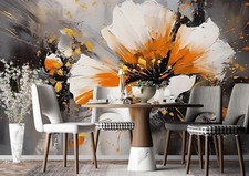 3D Aquarell Kunst Blume Q4821 Tapete Wandgemälde Fototapete Selbstklebend Kay